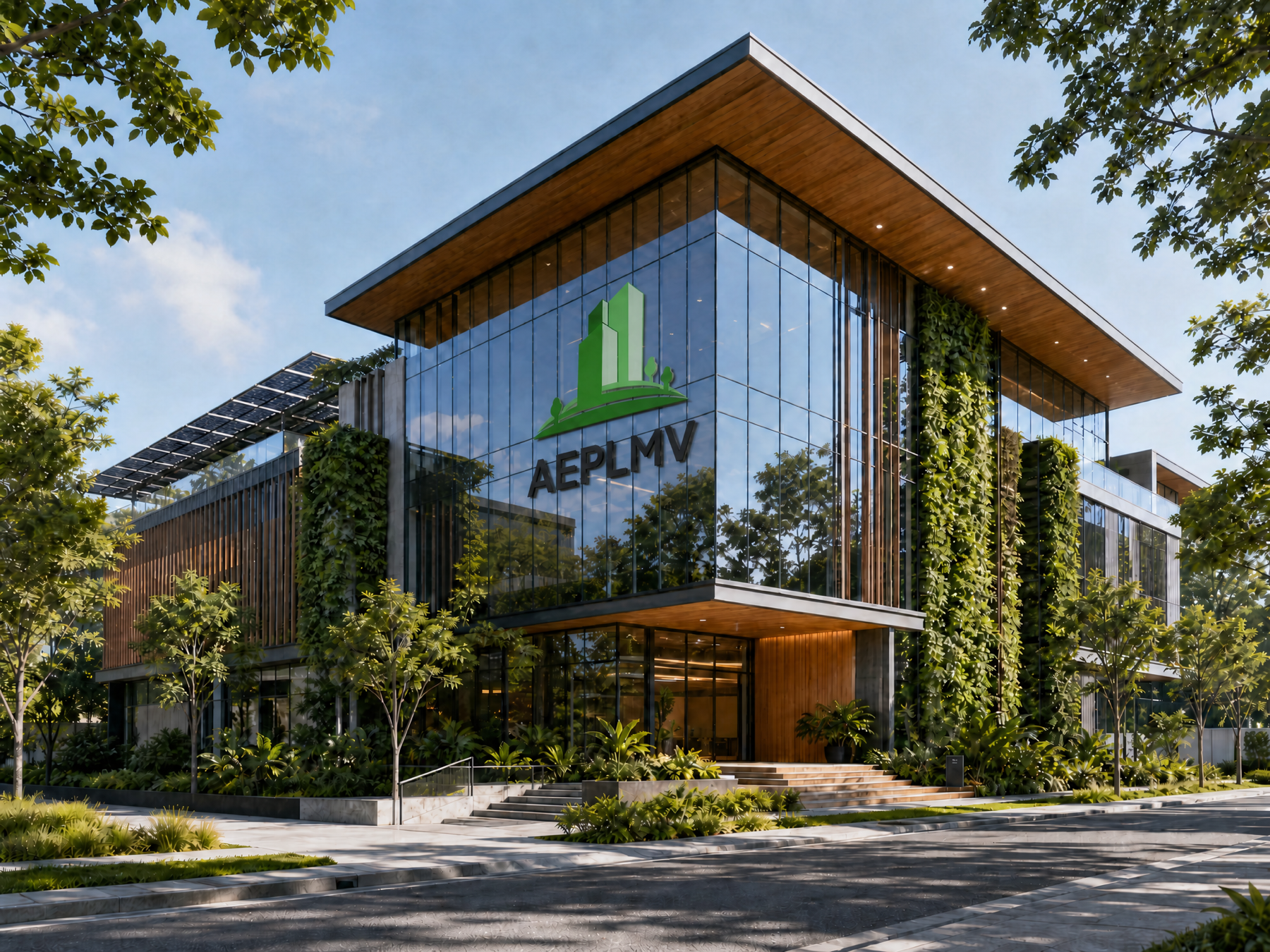 AEPLMV — the green building exterior